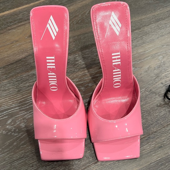 The Attico Pink Heeled Sandal - Picture 1 of 9